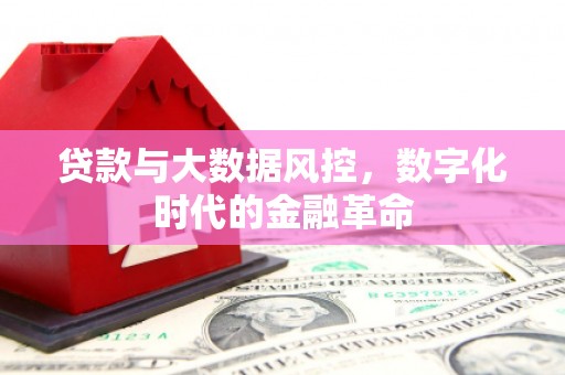 燕郊贷款与大数据风控，数字化时代的金融革命