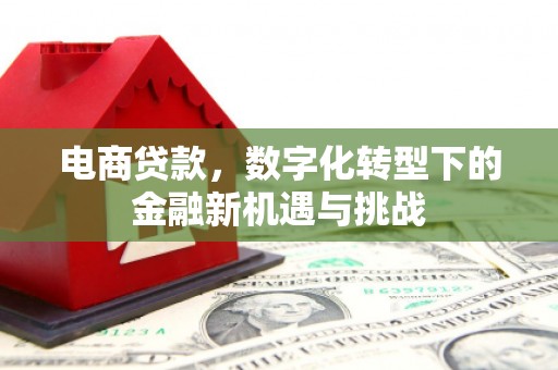 燕郊电商贷款，数字化转型下的金融新机遇与挑战
