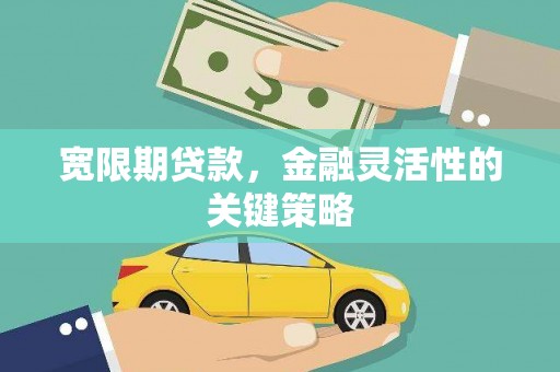 燕郊宽限期贷款，金融灵活性的关键策略