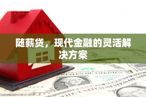 燕郊随薪贷，现代金融的灵活解决方案