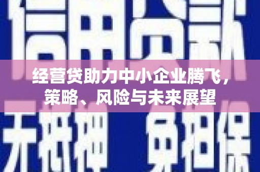 燕郊经营贷助力中小企业腾飞，策略、风险与未来展望