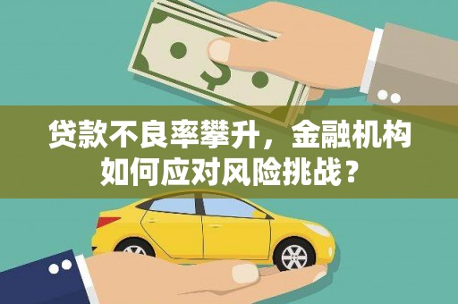 燕郊贷款不良率攀升，金融机构如何应对风险挑战？
