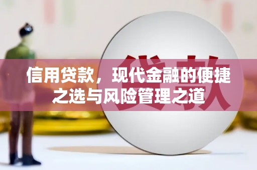 燕郊信用贷款，现代金融的便捷之选与风险管理之道