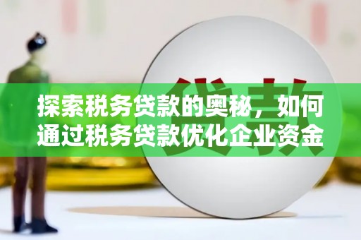 燕郊探索税务贷款的奥秘，如何通过税务贷款优化企业资金流