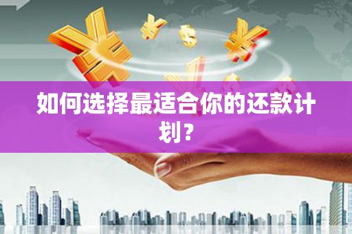 燕郊如何选择最适合你的还款计划？
