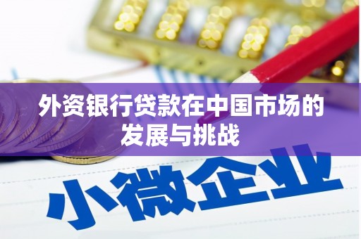 燕郊外资银行贷款在中国市场的发展与挑战