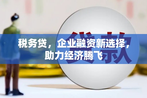 燕郊税务贷，企业融资新选择，助力经济腾飞