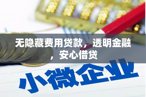 燕郊无隐藏费用贷款，透明金融，安心借贷