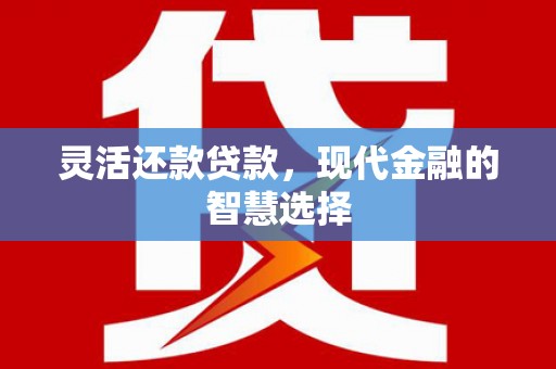 燕郊灵活还款贷款，现代金融的智慧选择