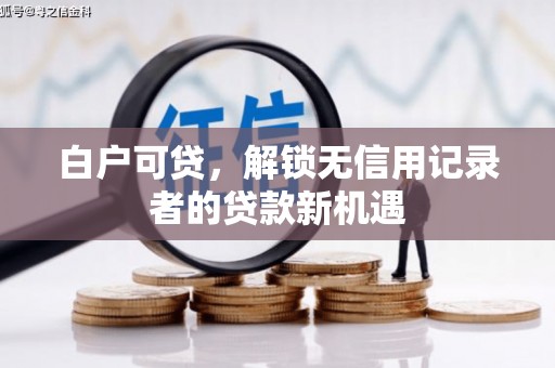燕郊白户可贷，解锁无信用记录者的贷款新机遇