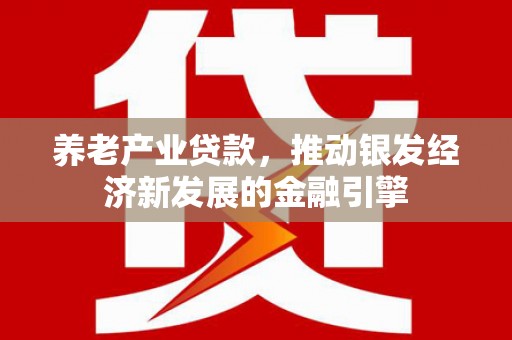燕郊养老产业贷款，推动银发经济新发展的金融引擎