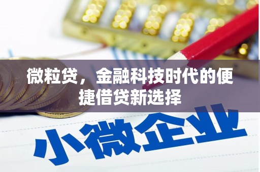 燕郊微粒贷，金融科技时代的便捷借贷新选择