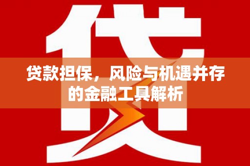 燕郊贷款担保，风险与机遇并存的金融工具解析
