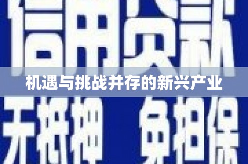 燕郊机遇与挑战并存的新兴产业