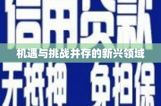 燕郊机遇与挑战并存的新兴领域