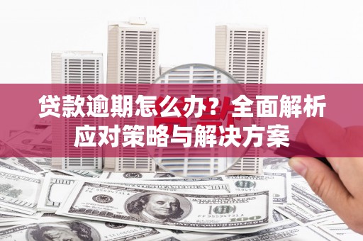 燕郊贷款逾期怎么办？全面解析应对策略与解决方案