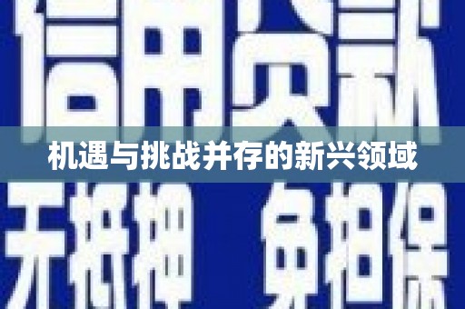 燕郊机遇与挑战并存的新兴领域