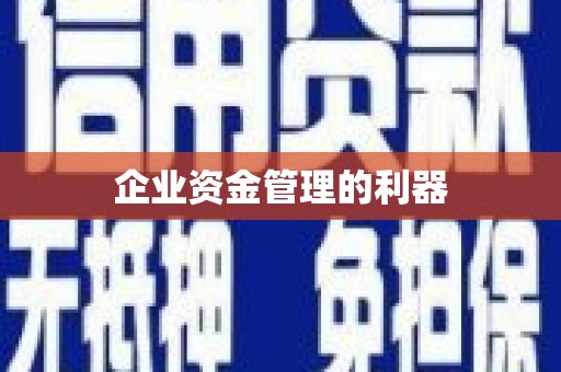 燕郊企业资金管理的利器