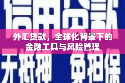 燕郊外汇贷款，全球化背景下的金融工具与风险管理