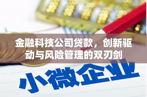 燕郊金融科技公司贷款，创新驱动与风险管理的双刃剑